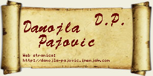 Danojla Pajović vizit kartica
